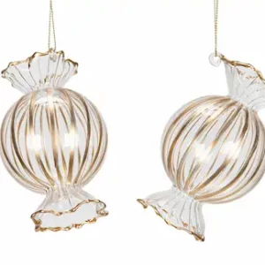 Julgranskula karamell guld