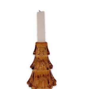 Gran ljusstake bärnsten L