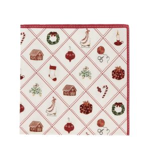 Papperservett juletid