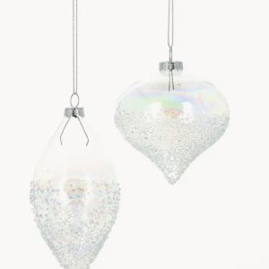 Julgranskula glitterbubblor