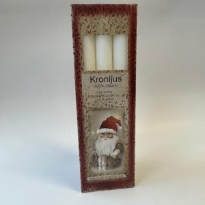 Kronljus i julförpackning