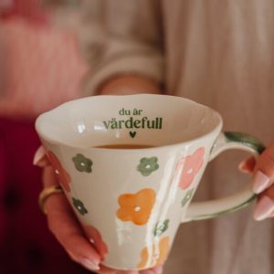 "Du är värdefull" Mugg