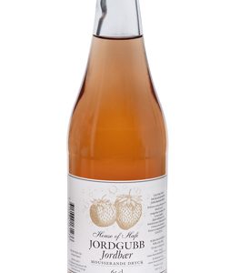 Mousserande jordgubbsdryck