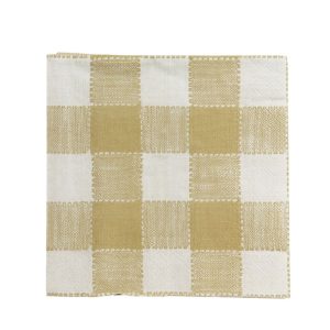 Pappersservett gul ruta