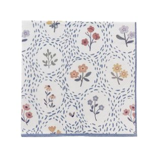 Pappersservett Fleur