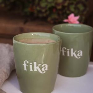 Majas mugg fika grön