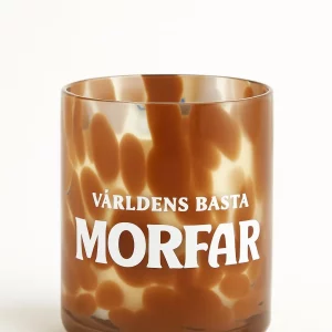 Doftljus i glas "Morfar"