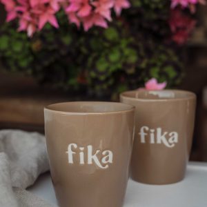 Majas mugg fika brun