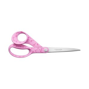 Fiskars x Rosa bandet Pink Ribbon Universalsax 21cm