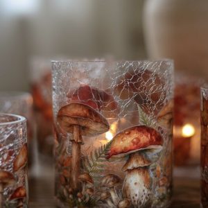 Majas Lykta Autumn Forest Mushrooms Stor
