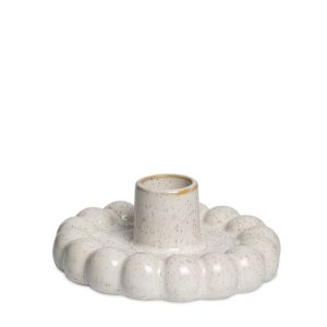 Gränna ljusstake vit